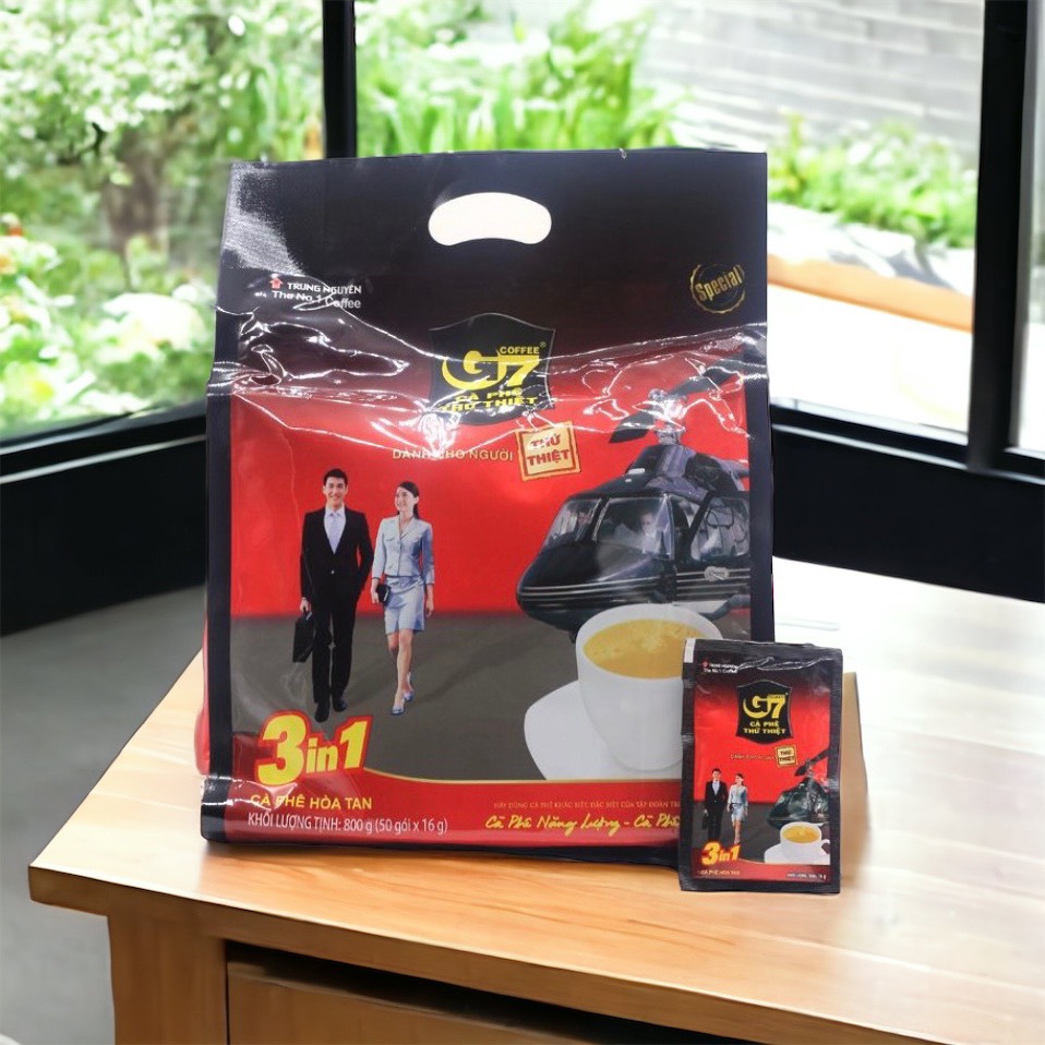 Cà phê SỮA G7 Bịch 50 Gói( Gói Vuông)- Chính Hãng
