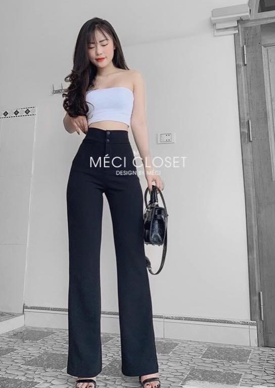Quần Nữ cạp cao 2 cúc