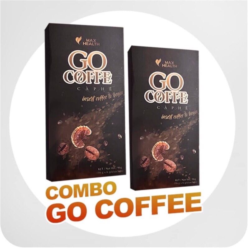 GO COFFE - Cà Phê Giảm Cân Chính Hãng hộp 6 gói