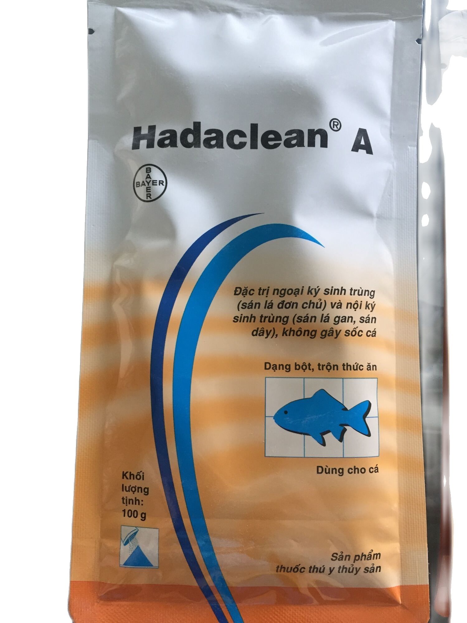 Diệt ký sinh trùng và các giai đoạn ấu trùng ký sinh - hadaclean a gói 100gr