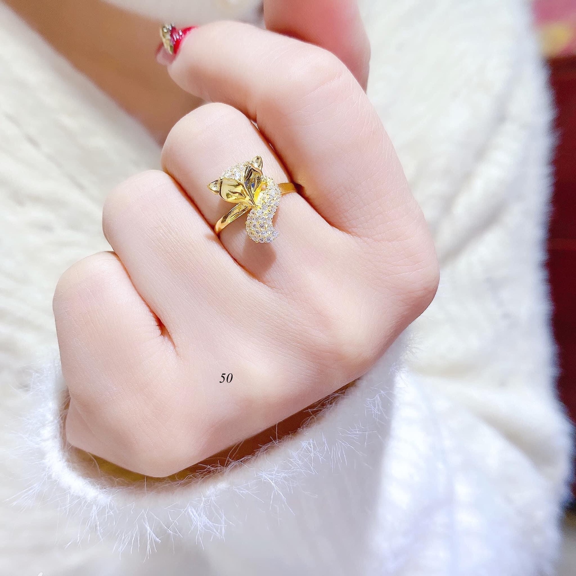 Nhẫn hồ ly vàng tây