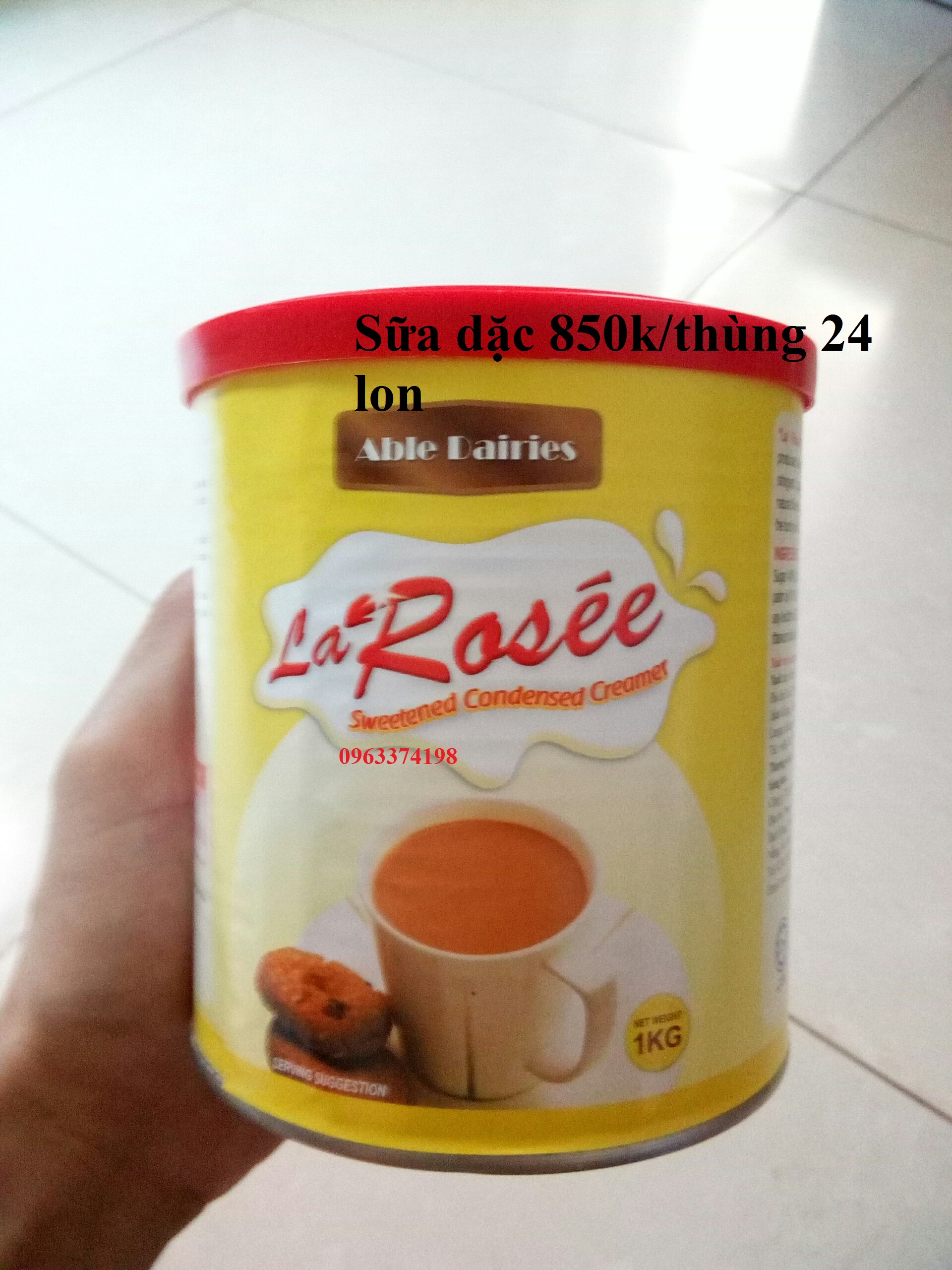 Sữa Đặc Larosee Lon 1kg Malaysia - Nguyên liệu pha chế