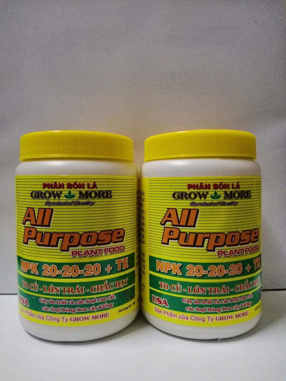 Phân Bón Lá Growmore 20-20-20+TE ( Grow More 100g )