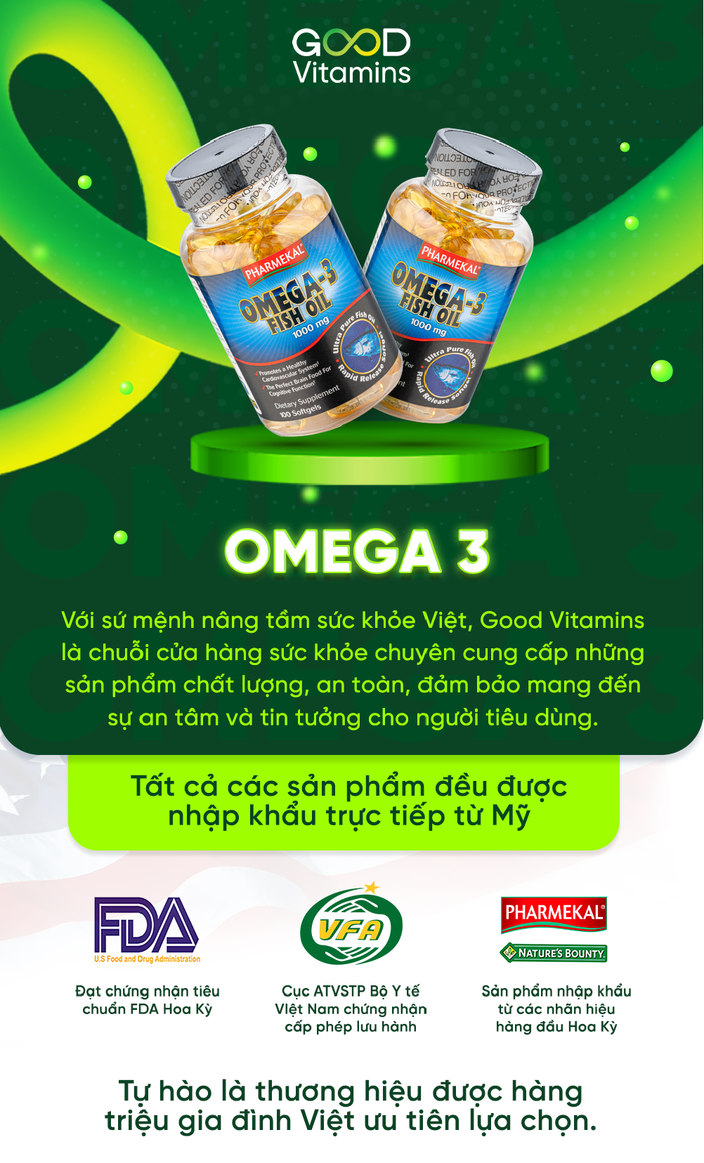 Combo Hỗ Trợ Tim Mạch, Omega 3 & CoQ10
