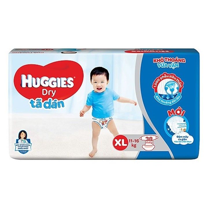 TÃ DÁN HUGGIES SIZE L42/XL38