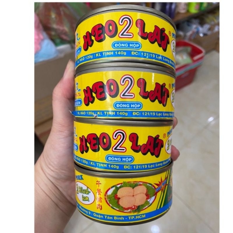 HỘP Heo 2 lát ĐẠI TÀI 140g