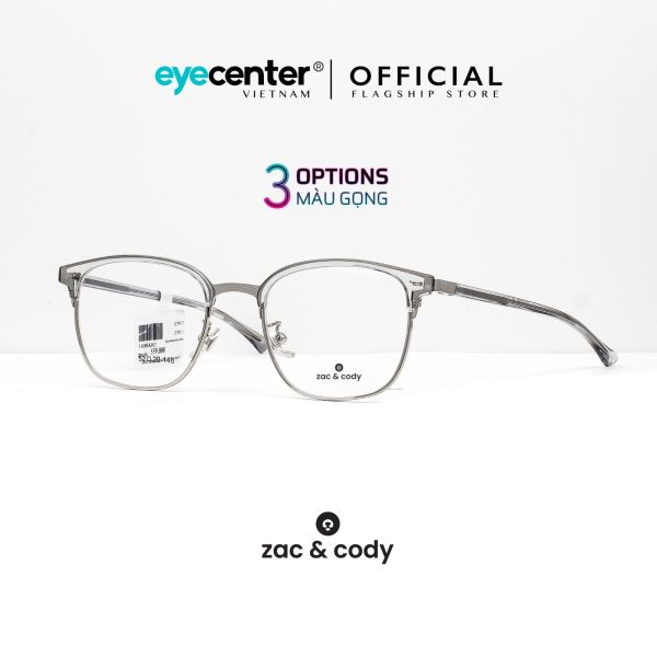Giá bán Gọng kính cận nam nữ #TYLER chính hãng ZAC & CODY kim loại chống gỉ cao cấp nhập khẩu by Eye Center Vietnam