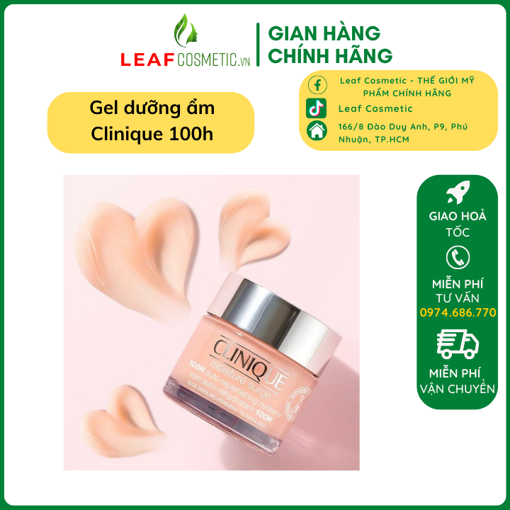 Gel dưỡng ẩm clinique moisture surge 100 hour 15ml - 30ml - 50ml - 125ml