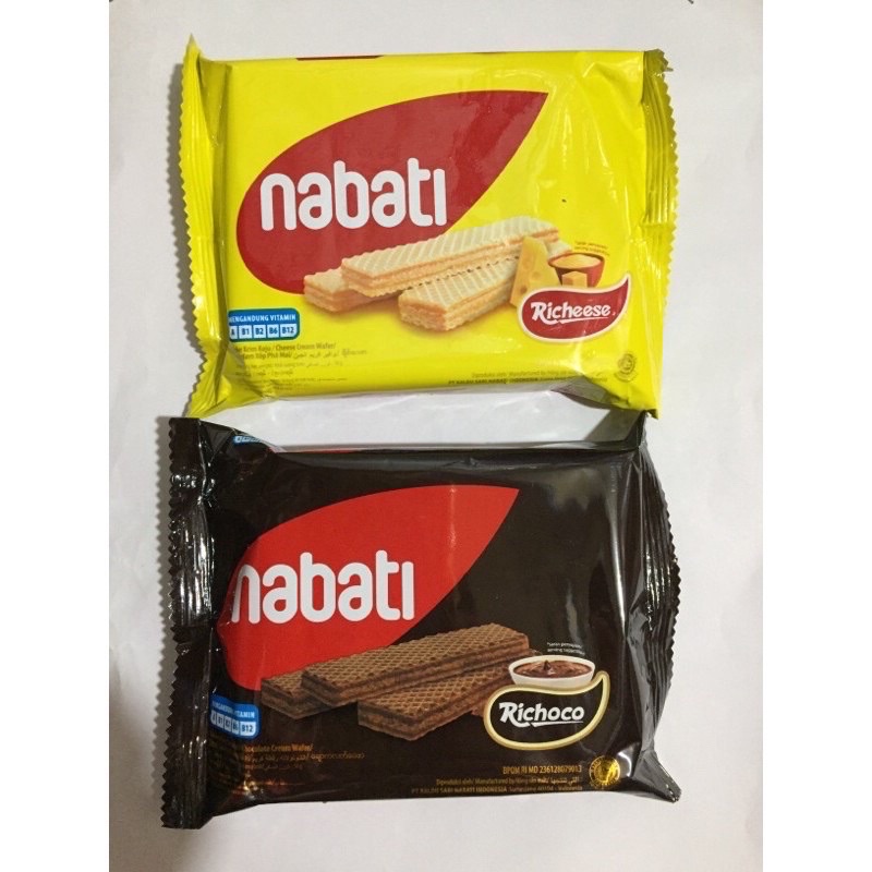 Combo 10 gói bánh Nabati đủ vị 52g