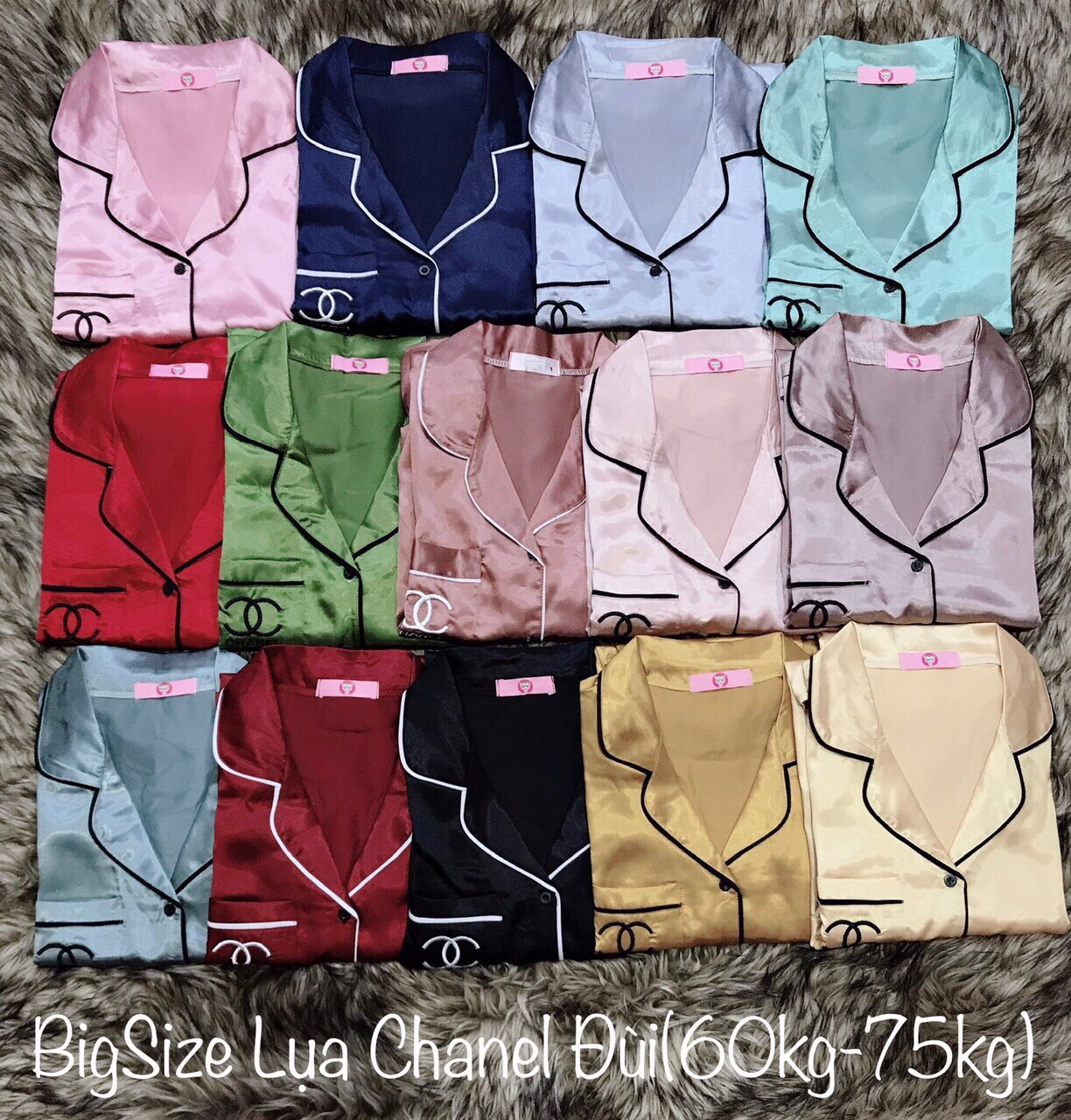 Đồ Bộ Pijama Lụa BigSize thiêu túi đùi Form BigSize 60kg đến 75kg