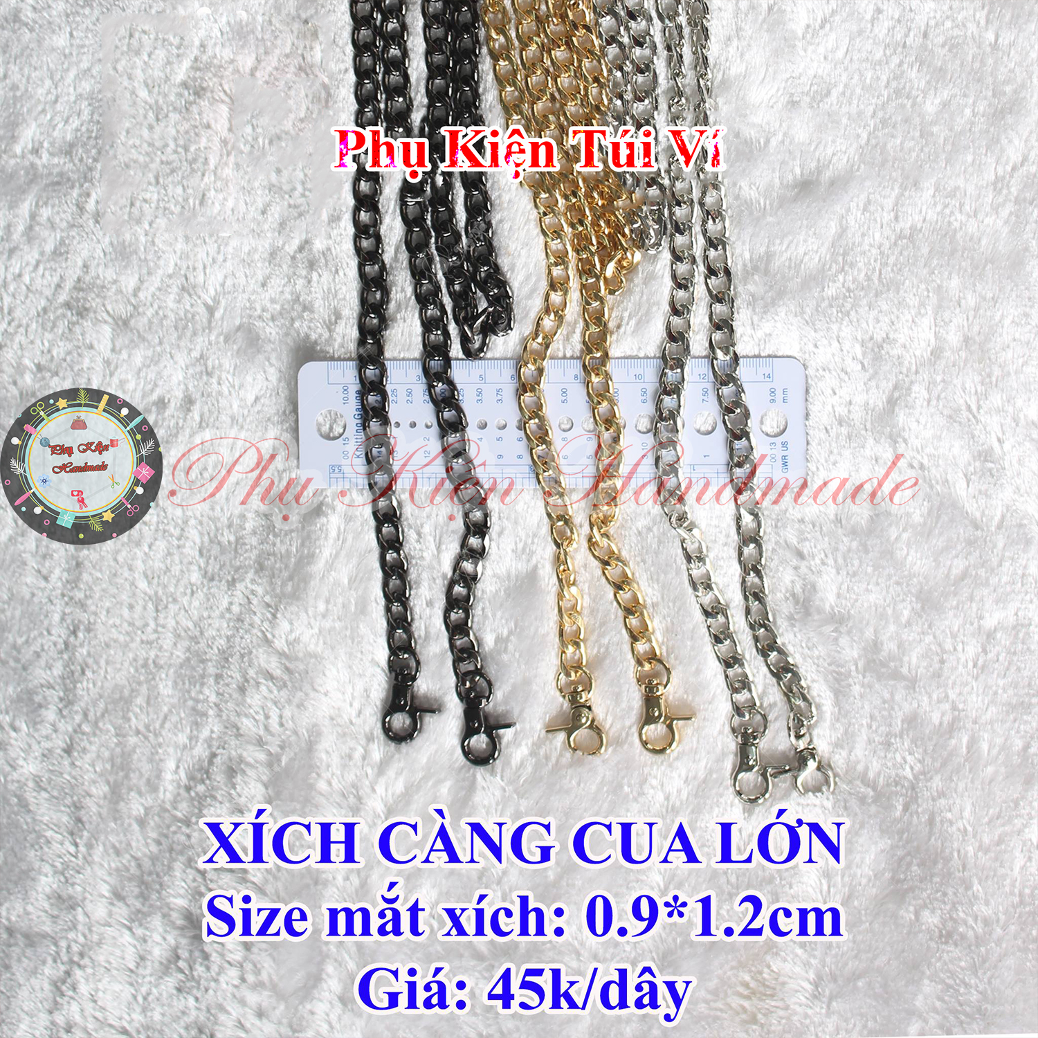 Large Crab Chains for Making Handbags (45K/Chain)