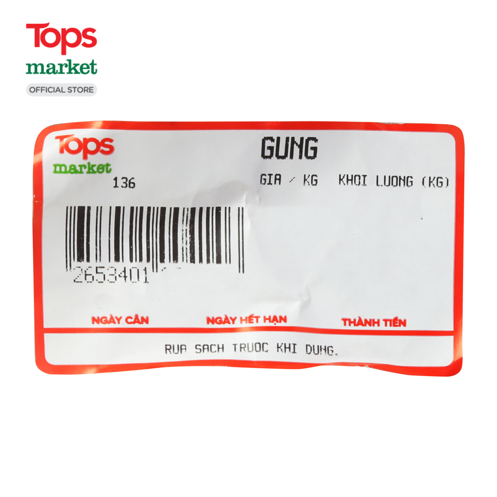Gừng 1Kg - Siêu Thị Tops Market