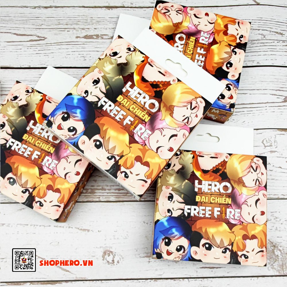 Bộ STICKER HERO ĐẠI CHIẾN FREE FIRE