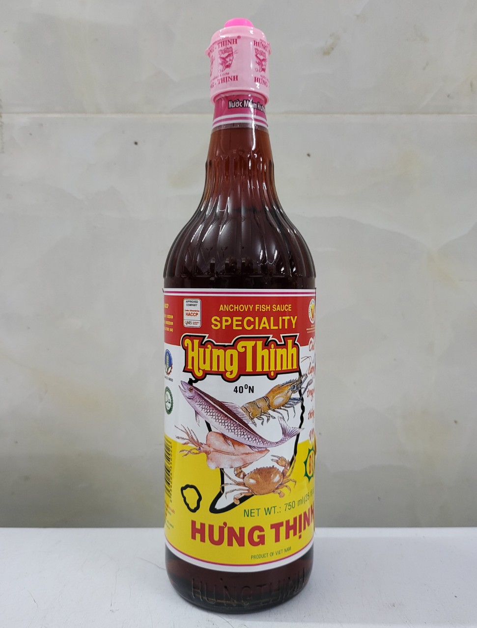 Nước mắm cá cơm đặc sản 40 độ đạm hưng thịnh premium fish sauce