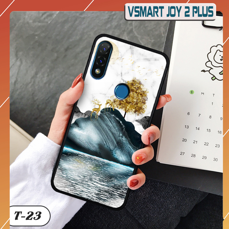 Ốp lưng kính VSMART JOY 2 Plus in 3D ver 4