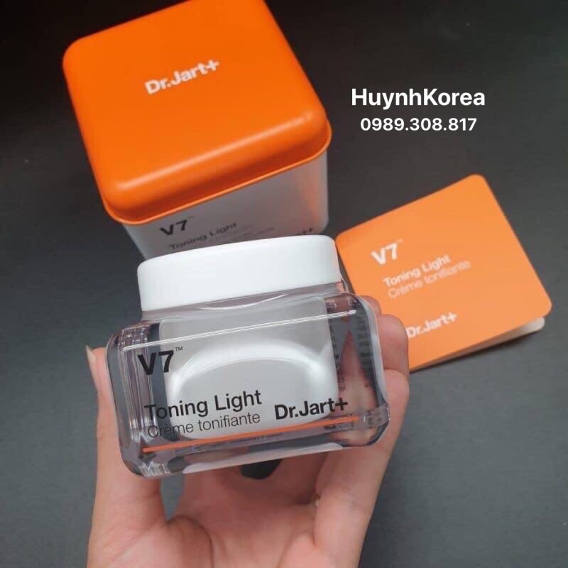 Kem dưỡng trắng tái tạo da V7 Toning Light Dr.Jart Hàn Quốc