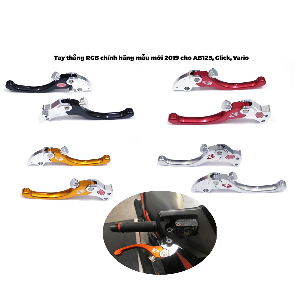Tay thắng RCB cho SH Ý Air Blade Click Vario chính hãng mẫu mới 2019