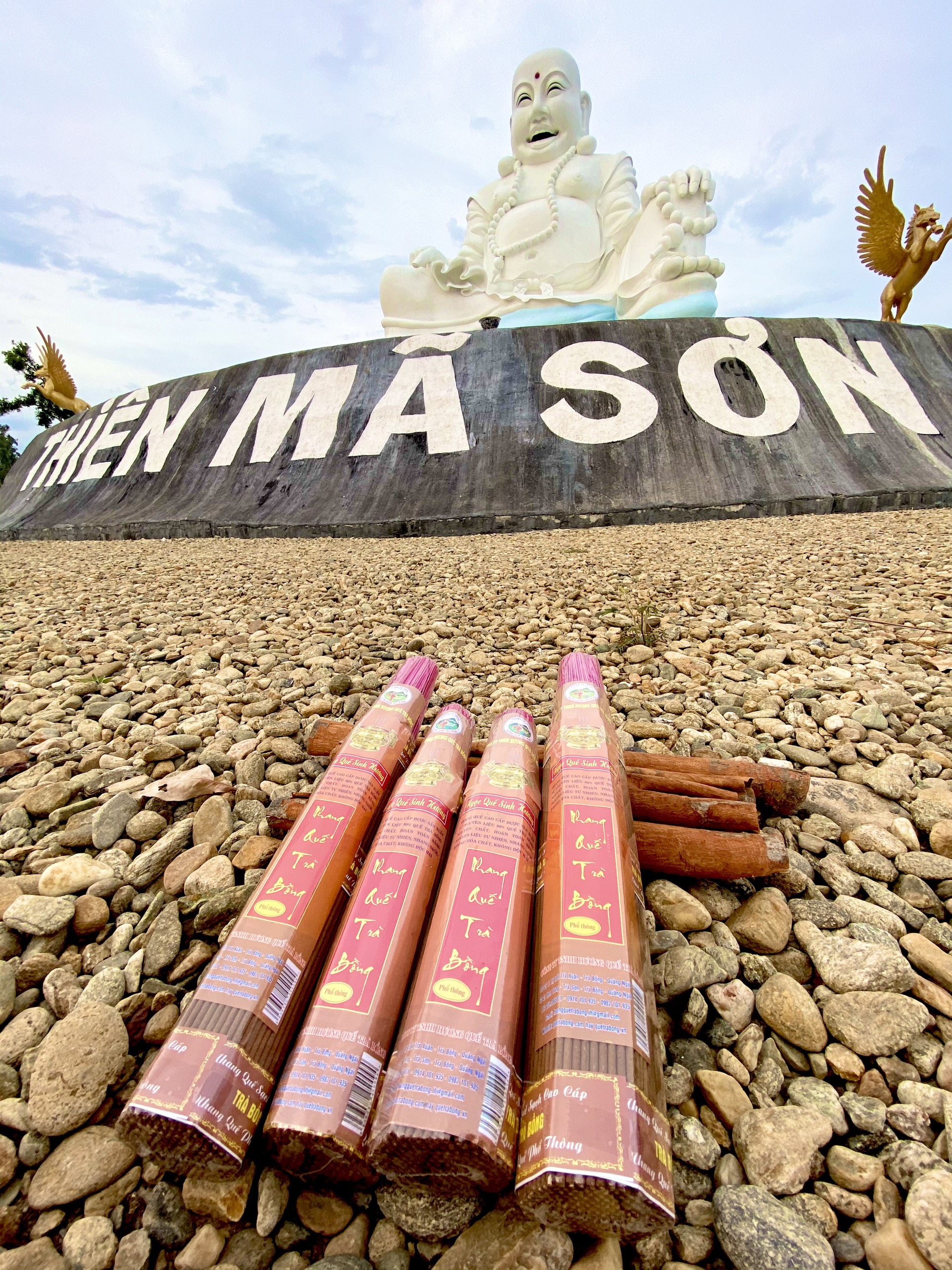 Nhang Quế Trà Bồng Phổ Thông 38cm, 200 cây, 400gram
