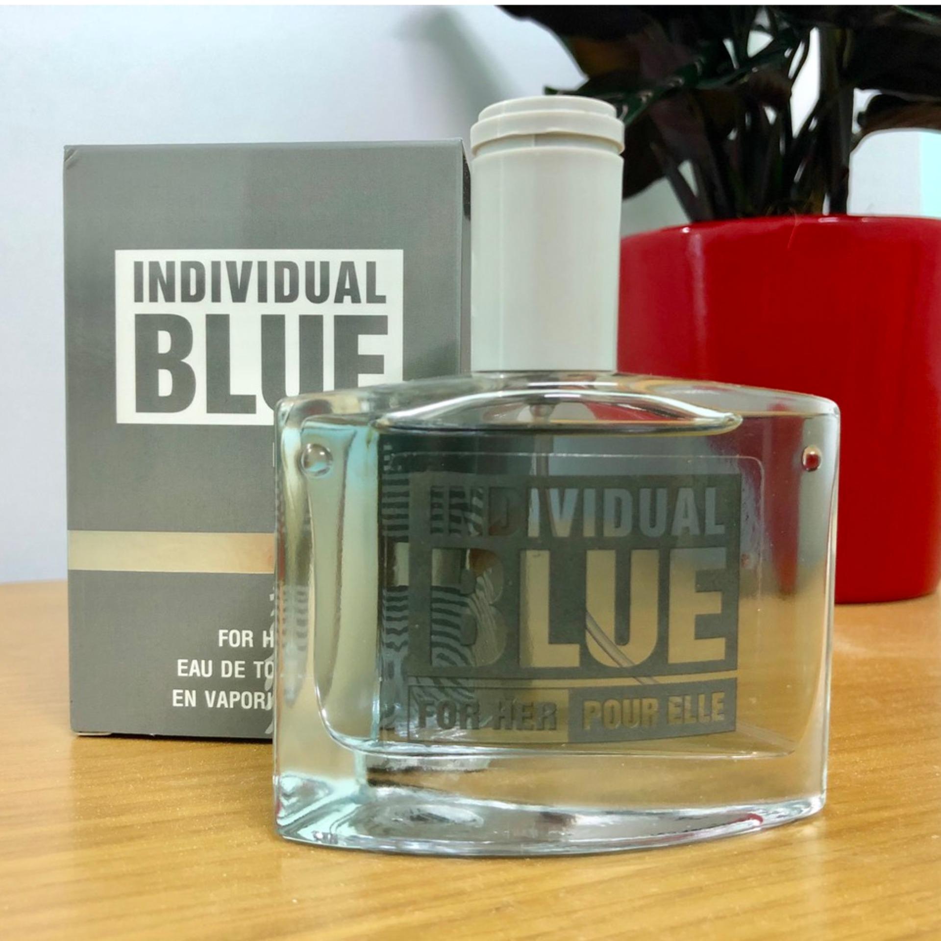Nước Hoa Cho Nữ INDIVIDUAL BLUE Pour Elle 50ml (Bạc)