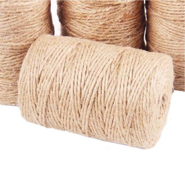 Cuộn dây thừng trang trí làm đồ handmade, túi giấy