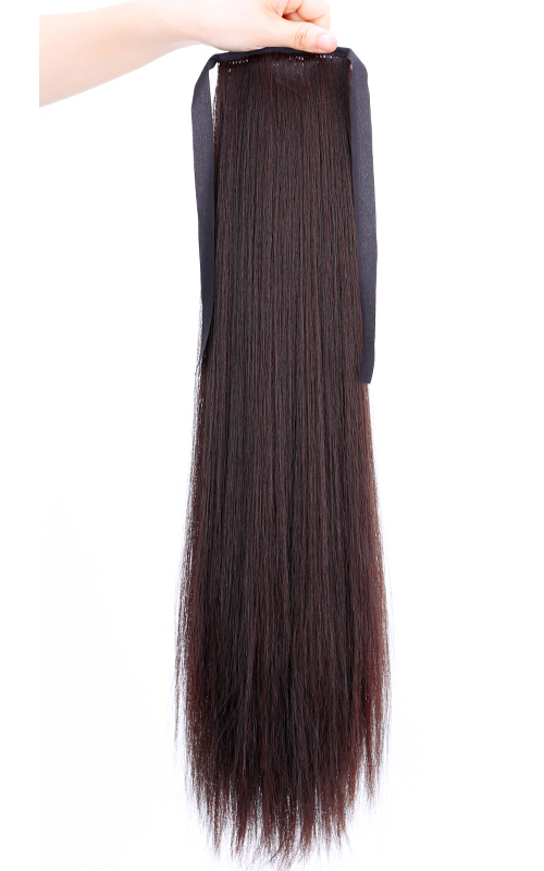 Straight Hair Wig 60cm D13L 💖 Freeship 💖 Women's Long Ponytail Wigs, Women's Ponytail Wigs, Women's Hair Tie Wigs Wholesale 35K