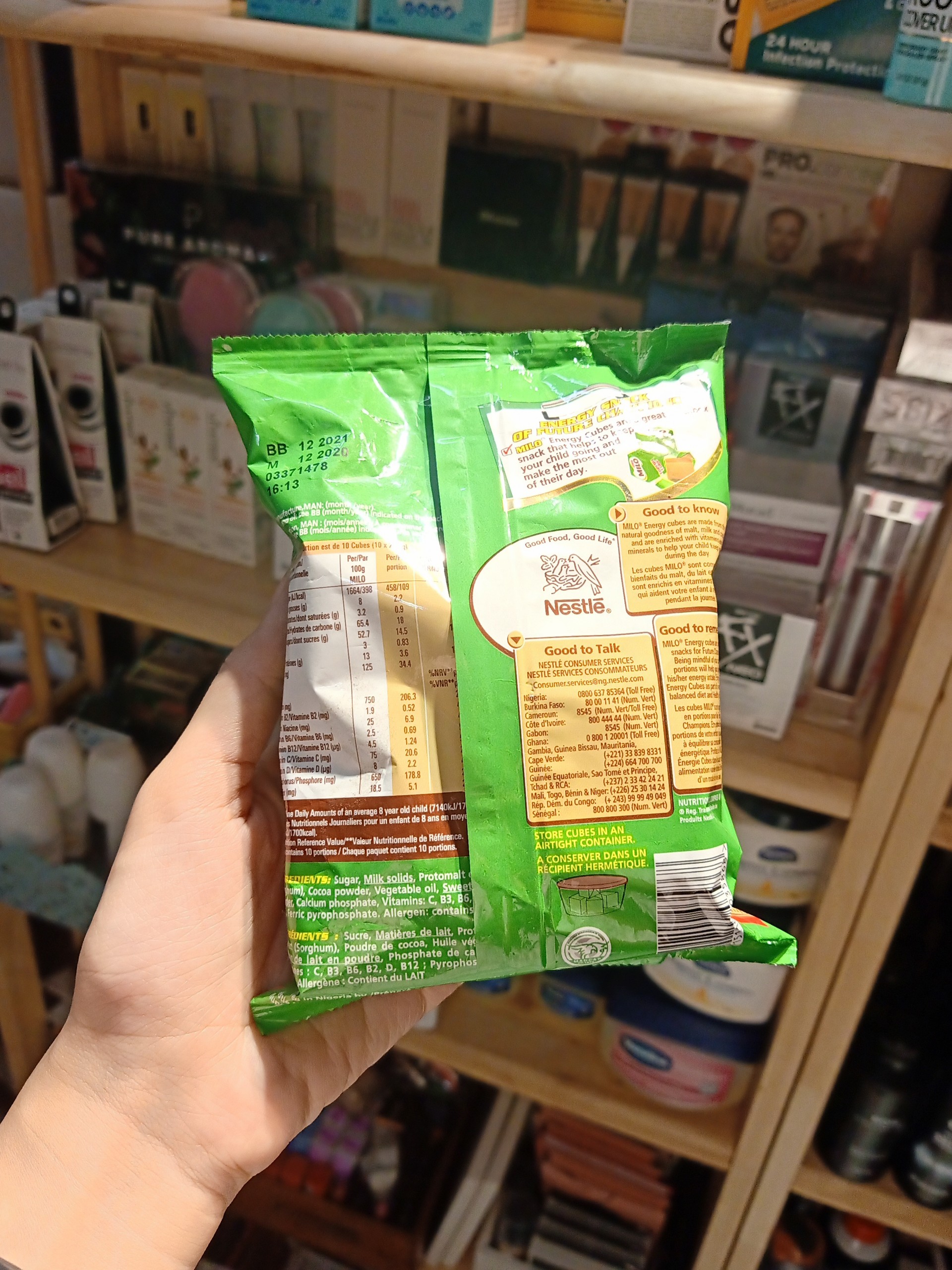 Kẹo Milo Energy Cube 100 viên