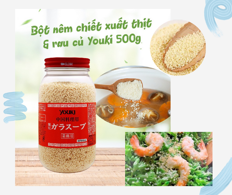 Hạt nêm YOUKI Nhật 500gr