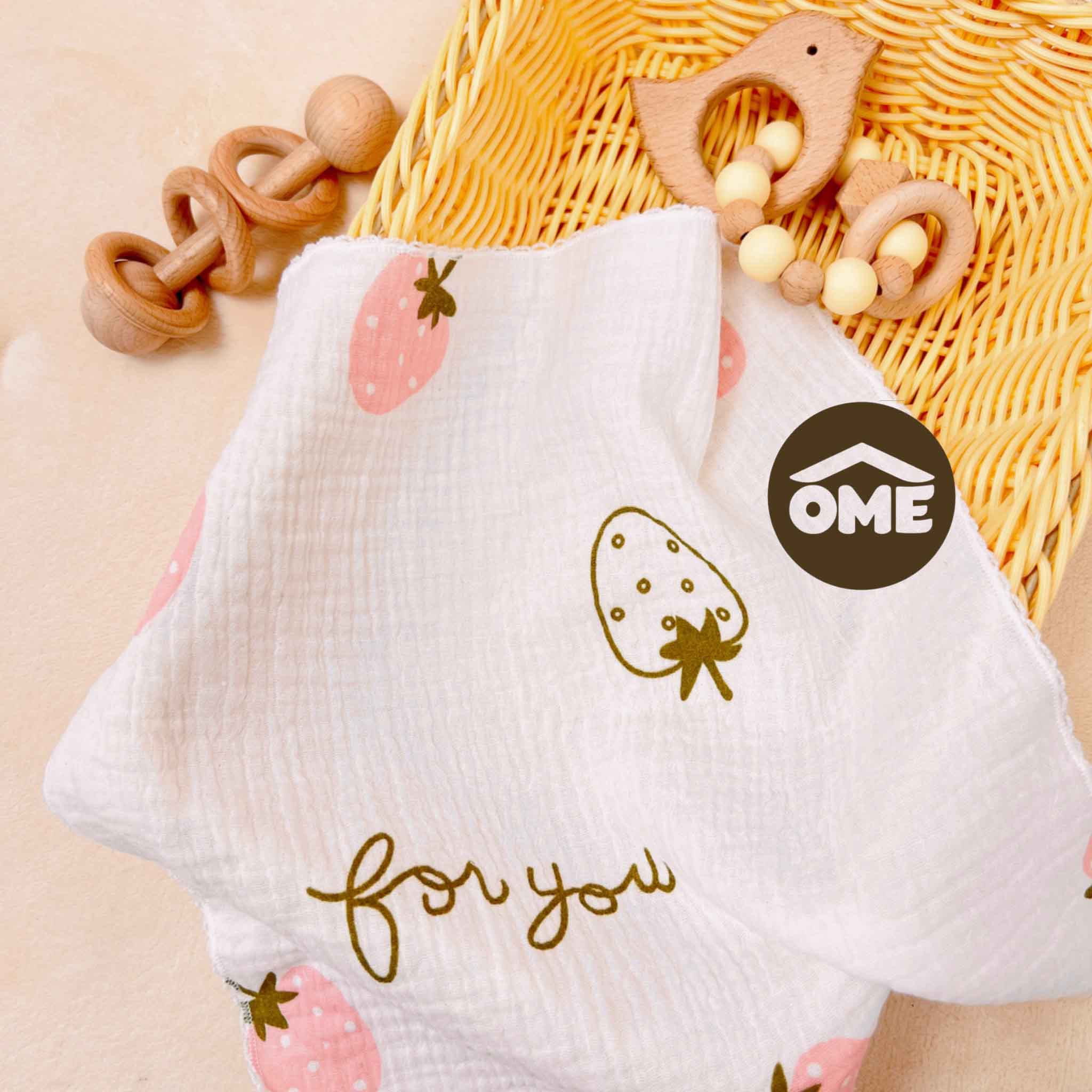 Khăn Sữa Sợi Tre OME (Set 5 chiếc)
