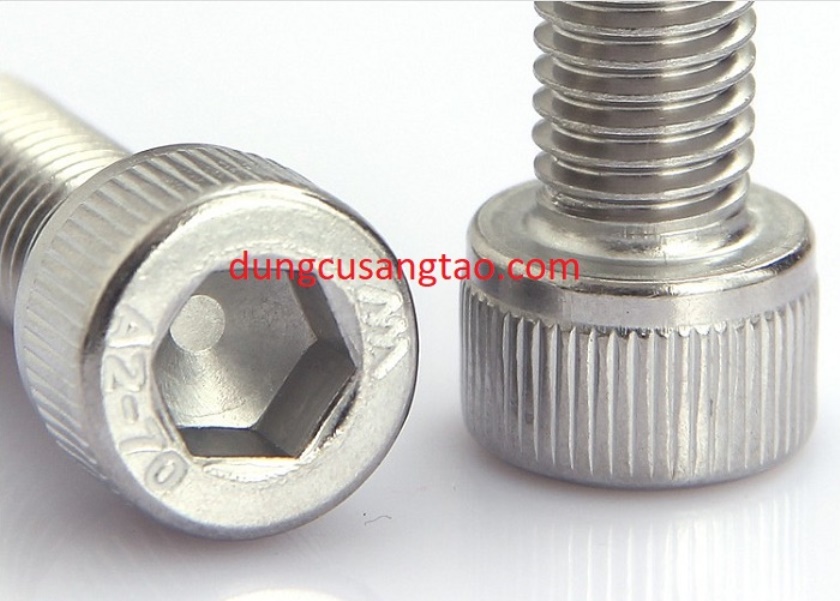 Ốc lục giác Inox 304 M8 / Bulong lục giác M8 (ốc đầu Ly M8)