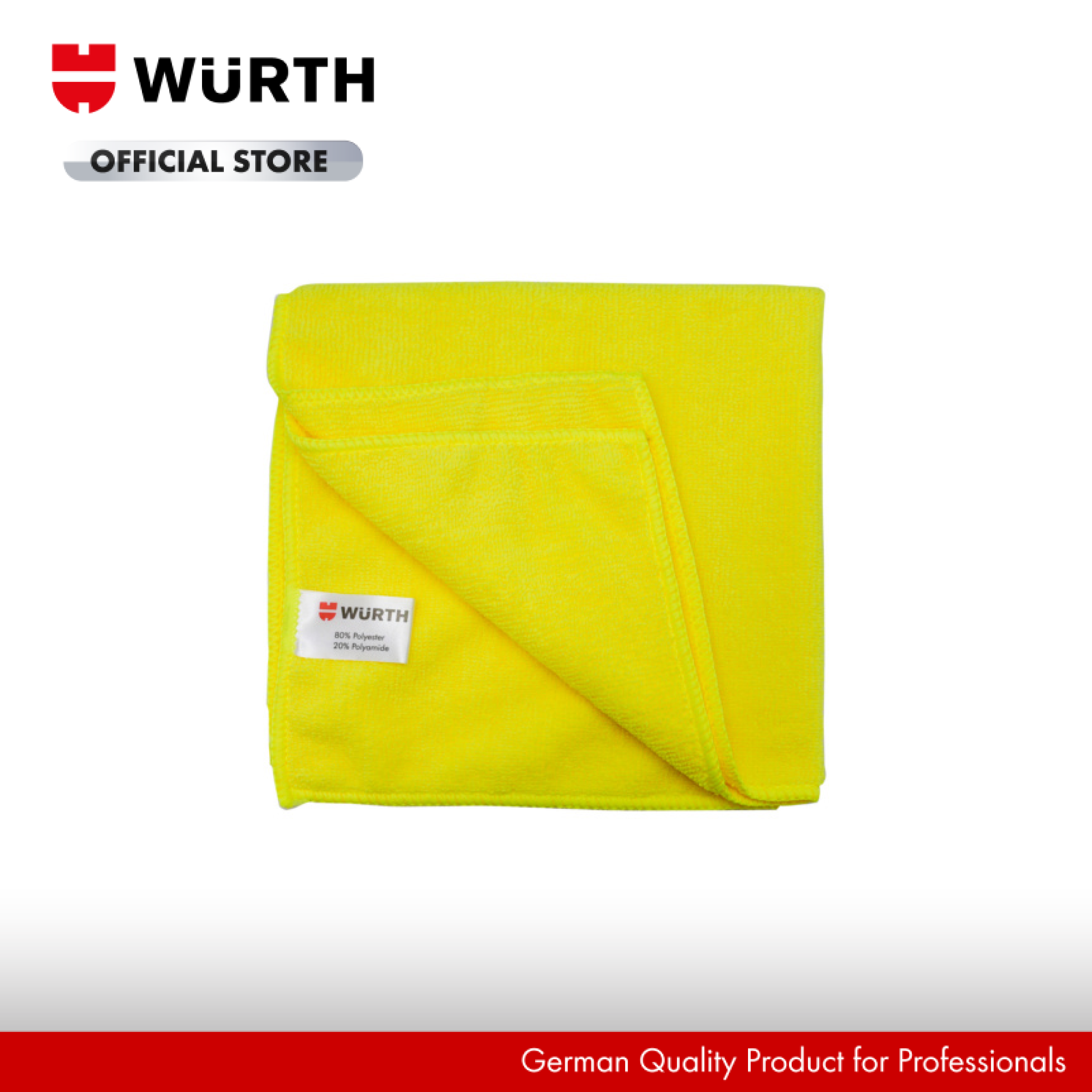 Wurth Microactive Cloth Professional Yellow