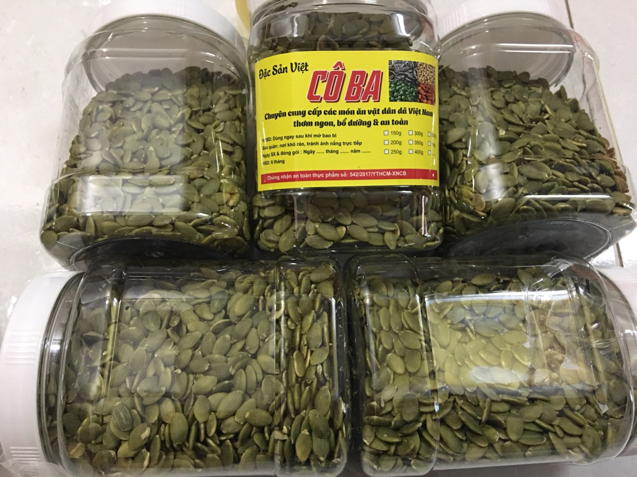 Nhân Hạt Bí Xanh( đã rang chín) Ấn Độ, hàng bao mới