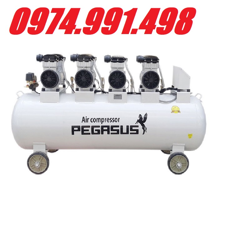 Máy nén khí không dầu giảm âm pegasus 6hp tm-of1100x4-500l