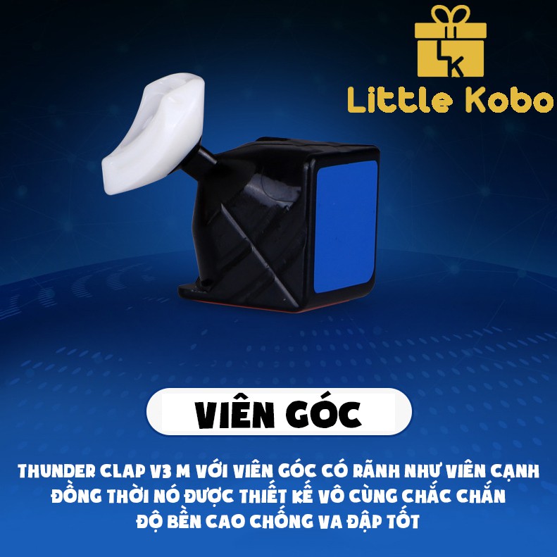 [HCM]Rubik 3x3 Nam Châm QiYi Thunderclap V3 M Rubik 3 Tầng