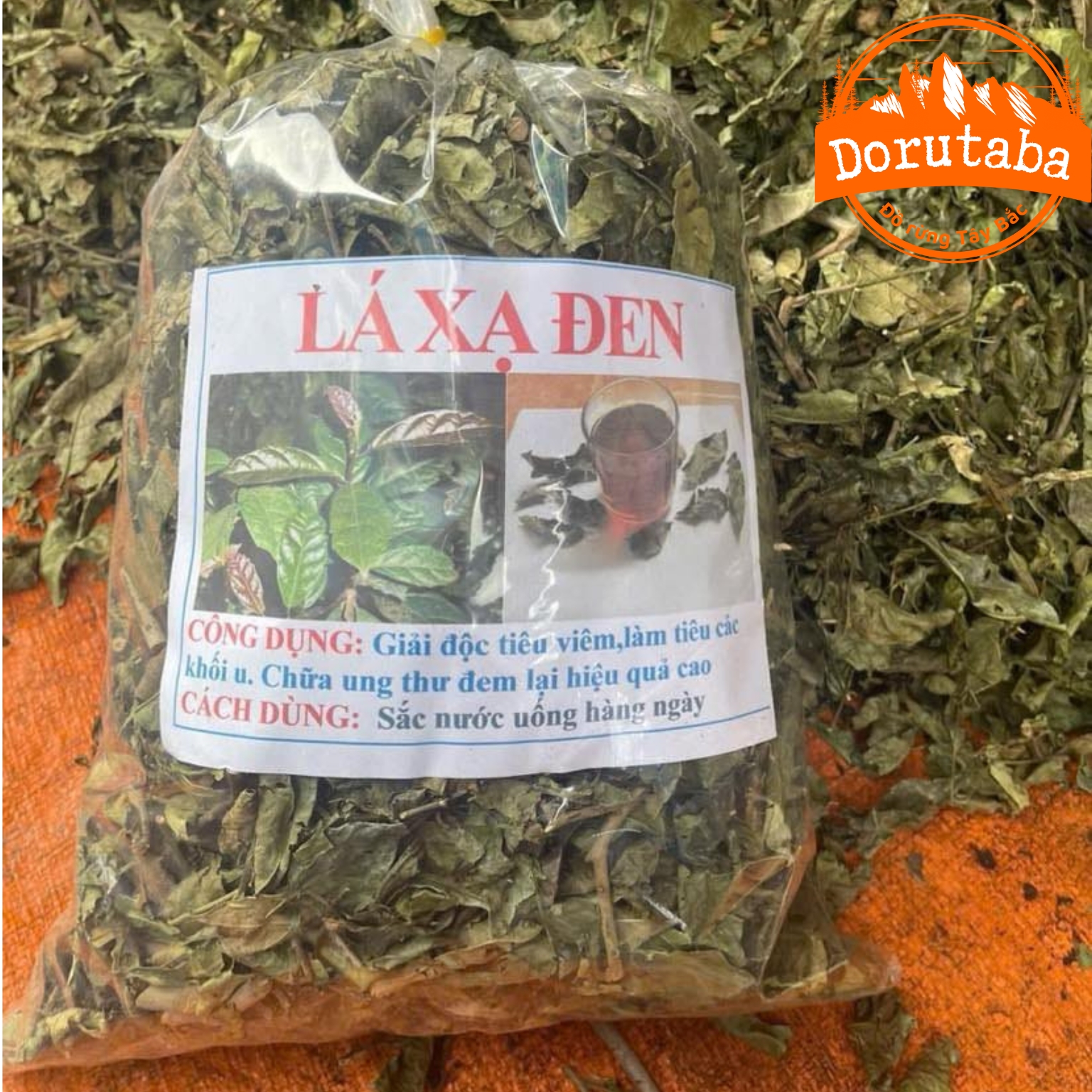 Xạ đen khô Hoà Bình loại 1. Lá, cây xạ đen khô giúp giải độc gan, chống lại khối u, ổn định huyết áp, cải thiện giấc ngủ
