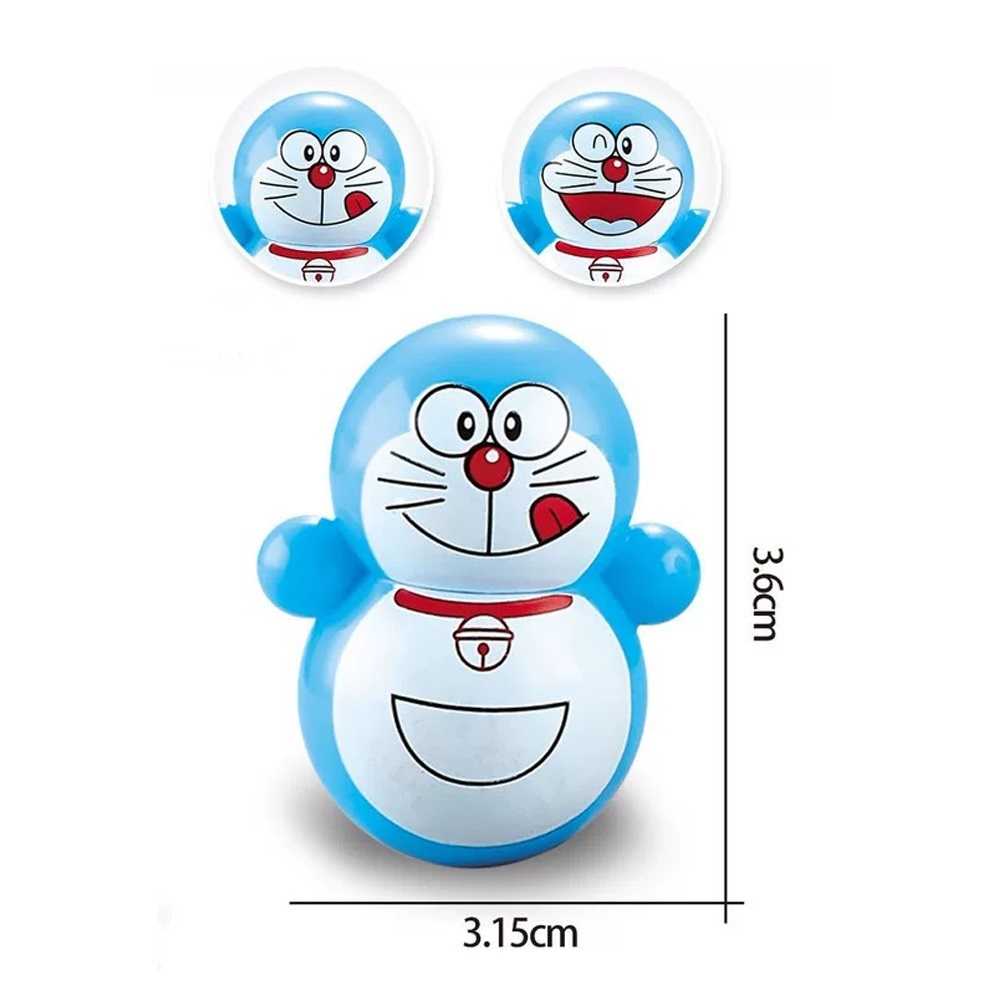 Lật đật mini squid game, doreamon, lật đật đồ chơi cho chó mèo