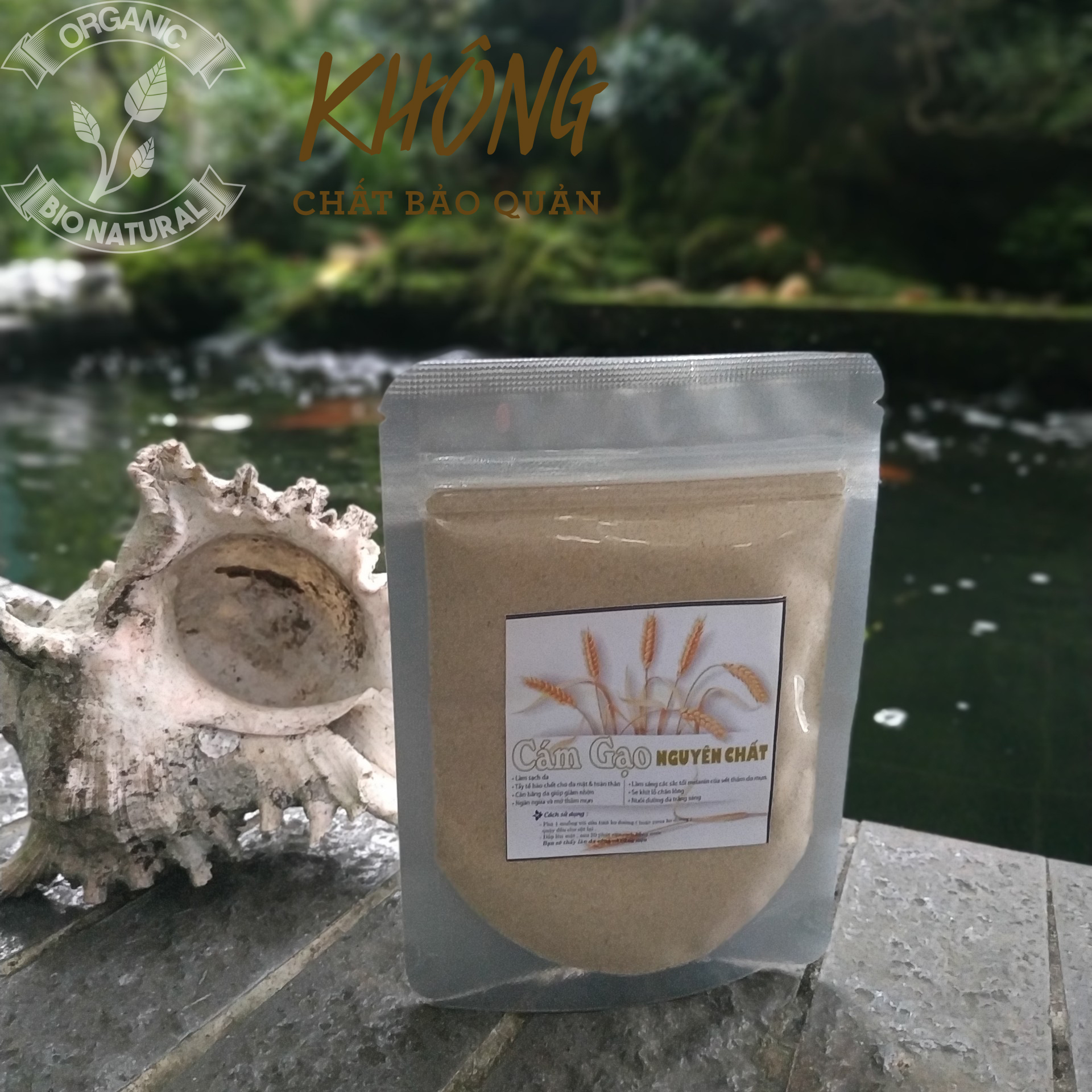 [HCM][BIONATURALVN] Bột đắp mặt Cám Gạo Nguyên Chất HANDMADE 50gr