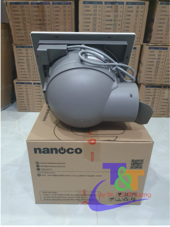Quạt hút âm trần có ống dẫn nanoco ncv2020-c | ncv1520-c
