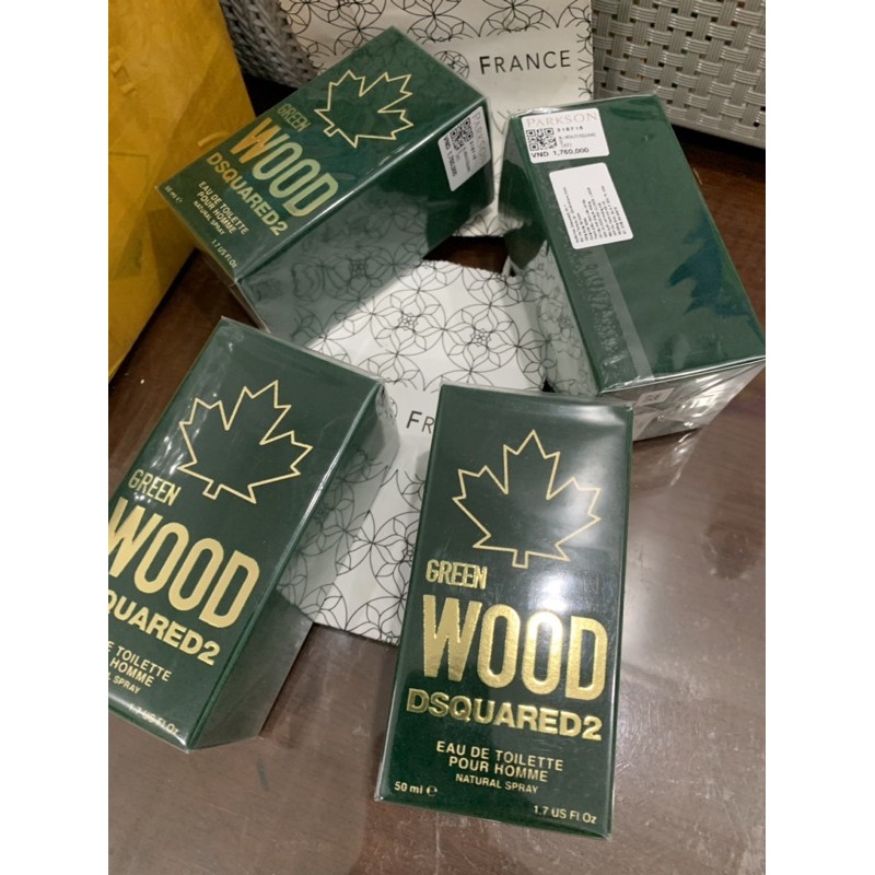 Nước hoa nam Dsquared2 Green Wood pour homme edt 50ml full seal