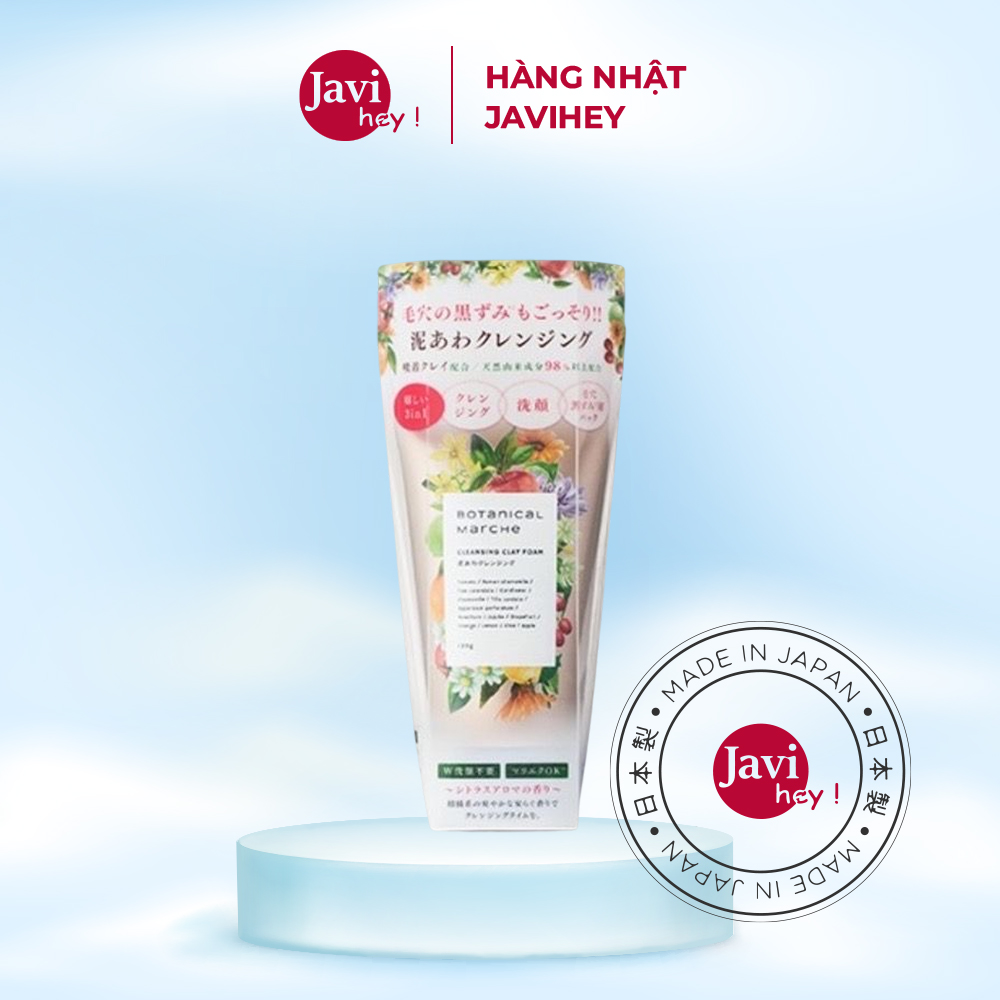 Sữa rửa mặt thảo mộc botanical marche 120g nhật bản
