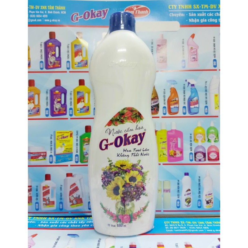 [HCM]Nước cắm hoa tươi 680ml Gia Phú