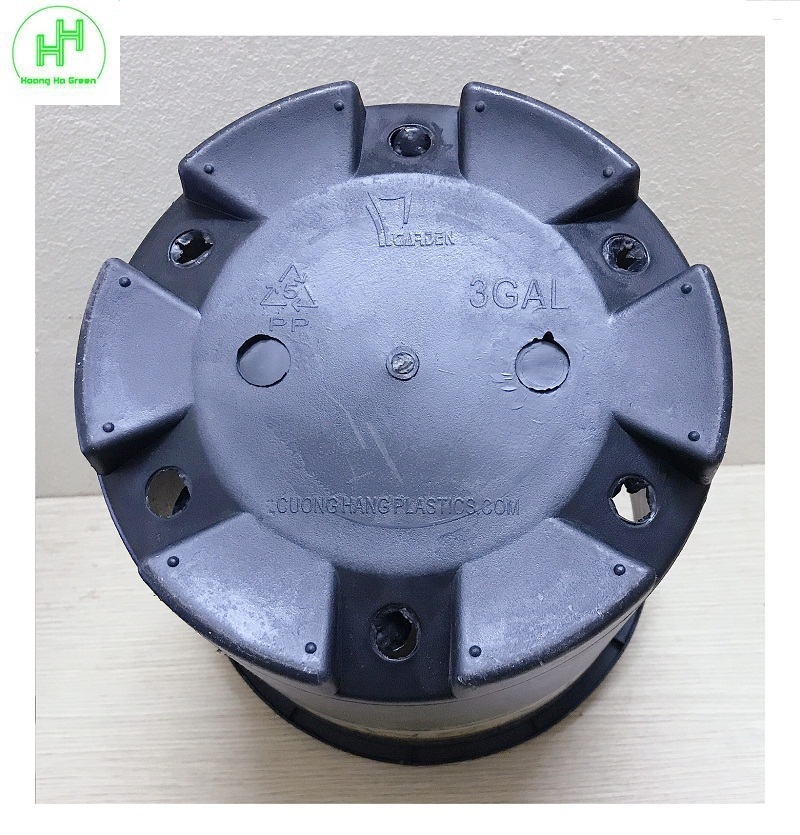 5 Chậu MONROVIA CH Garden 3Gal - Màu Đen