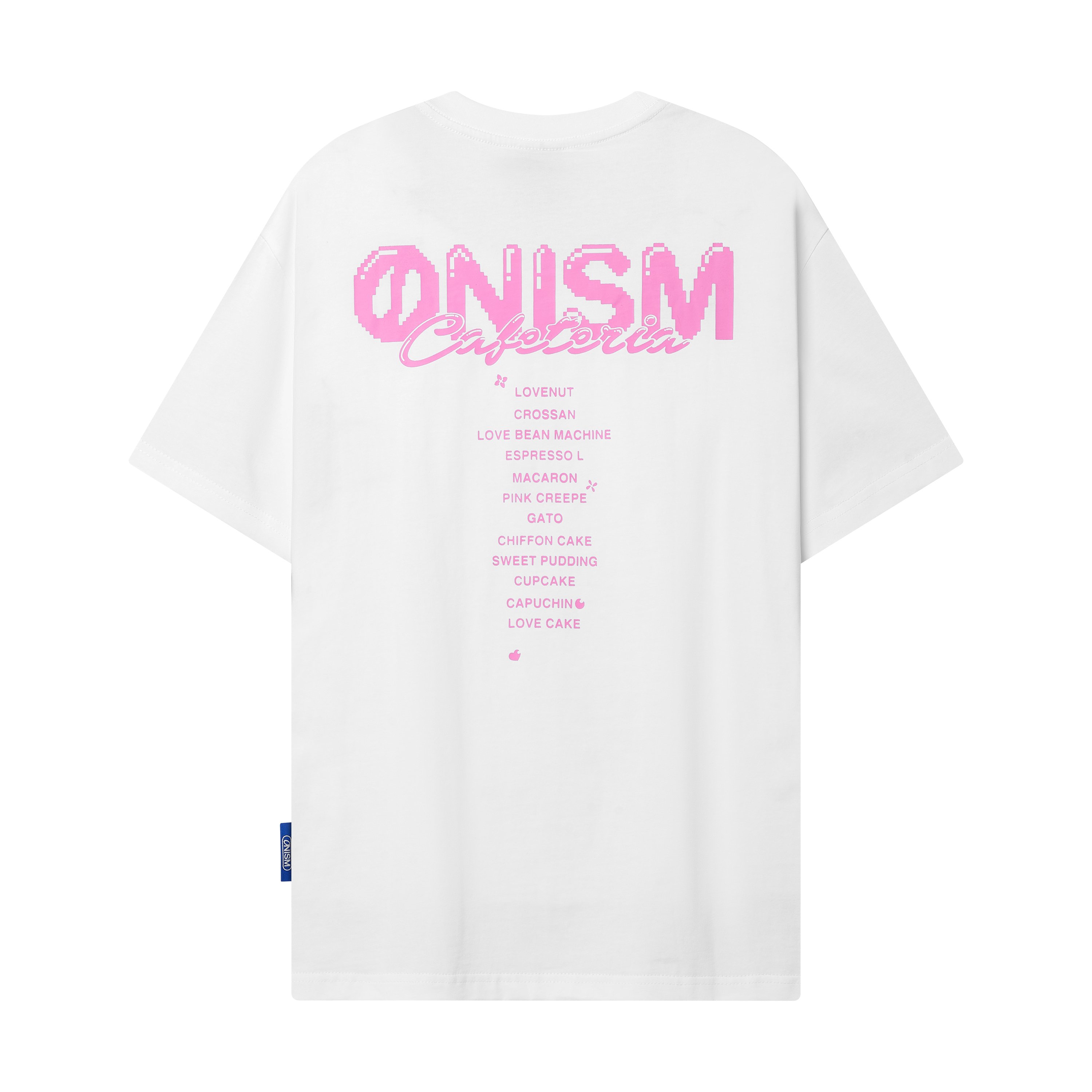 Áo thun unisex Cafeteria màu trắng - Basic tee Onism