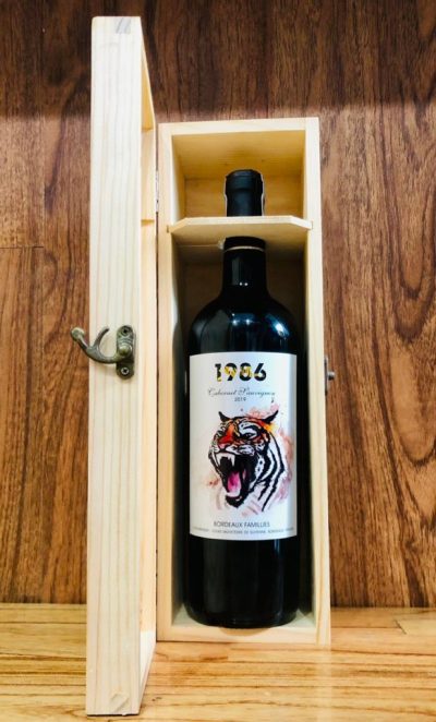 Hộp quà vang pháp bordeaux 1986