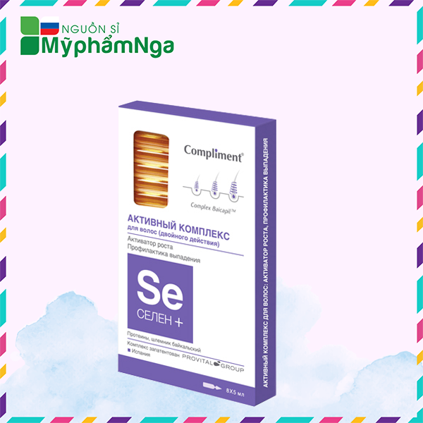 Serum kích thích mọc tóc, ngăn ngừa rụng tóc Compliment Selen