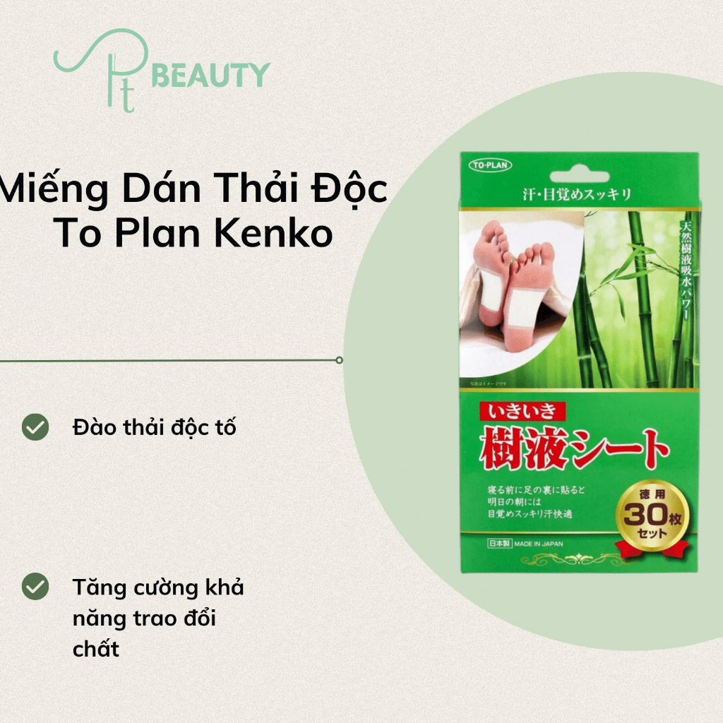 Miếng dán thải độc chân to-plan kenko