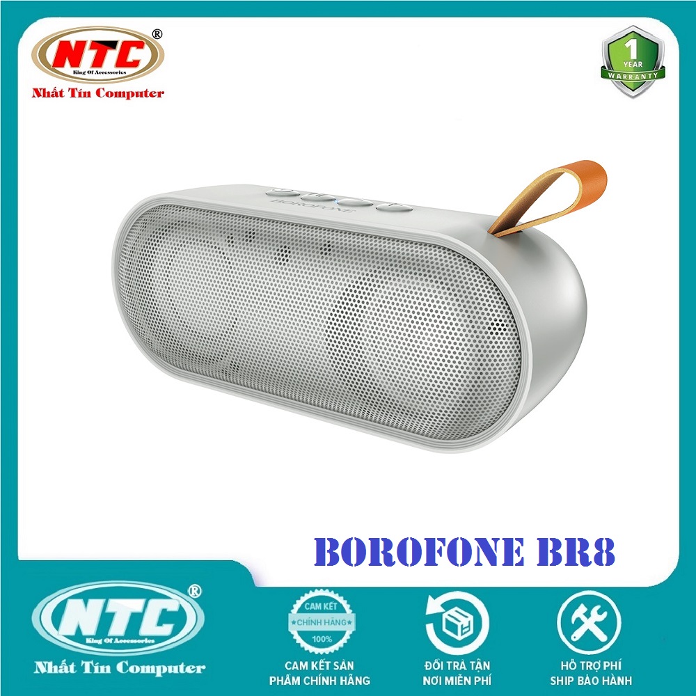 Loa bluetooth cao cấp Borofone BR8 Broad hỗ trợ AUX TF card USB FM radio - Hãng phân phối chính thức - Nhất Tín Computer