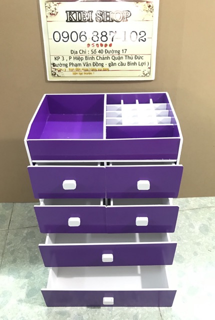 Kệ để mỹ phẩm 5 tầng