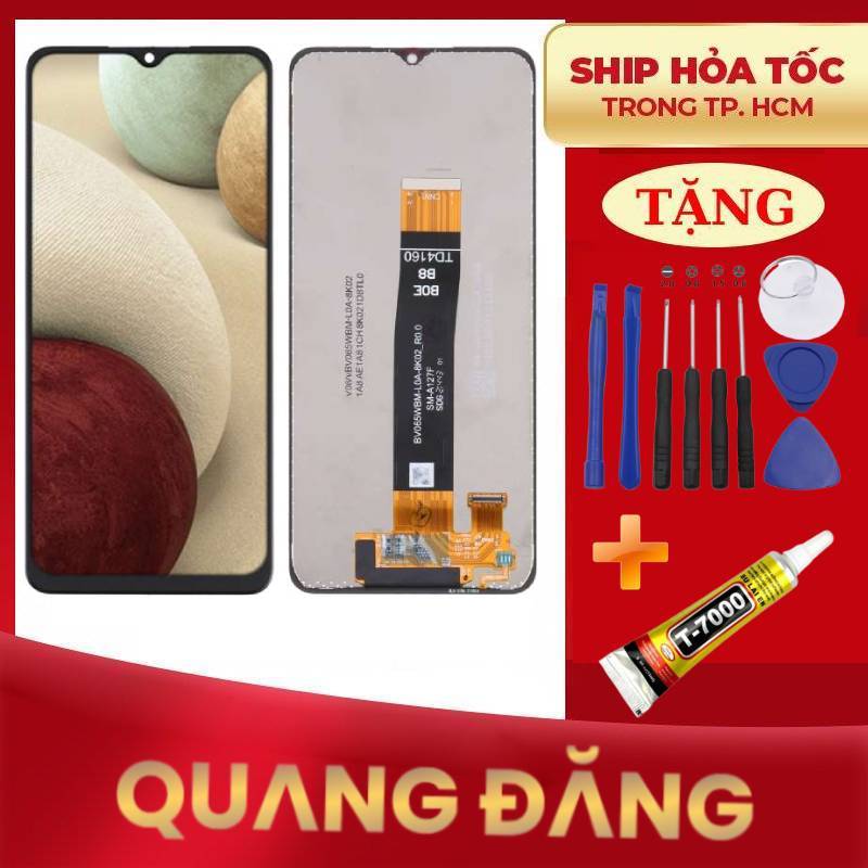 Bộ màn hình samsung a12 /a127f tặng keo dán và bộ sửa 9 món