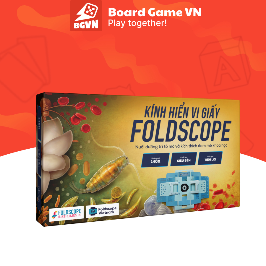 Kính Hiển Vi Giấy Foldscope - Khám phá vi thế giới diệu kỳ