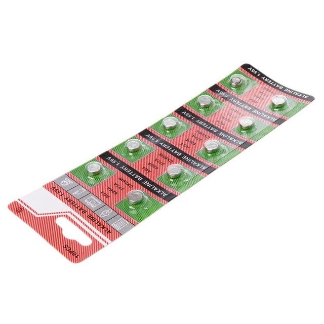 Giá sỉ 10 viên pin đồng hồ phổ thông AG4 - 626 - 377A ( 1 vỉ 10 viên pin),